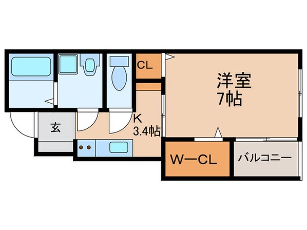 at.south B棟の物件間取画像